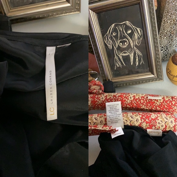 Lauren Conrad; Black; Camisole; Midi; Dress; - Picture 7 of 7